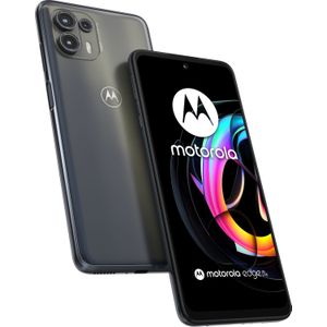 Motorola Edge 20 Lite (128 GB, Elektrisch grafiet, 6.70"", Hybride dubbele SIM, 108 Mpx, 5G), Smartphone, Zwart