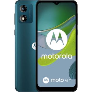 Motorola Moto E13 (64 GB, Aurora Groen, 6.50"", Dubbele SIM, 13 Mpx, 4G), Smartphone, Groen