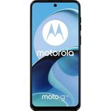 Motorola Moto G14 (4/128 GB uitbreidbaar, dubbele camera 50 MP, display 6,5 inch FHD+, Unisoc T616, batterij 5000 mAh, Dual-SIM, Android 13, inclusief cover), blauw