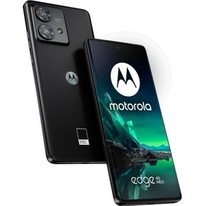 Motorola Edge 40 Neo (256 GB, Zwarte Schoonheid, 6.55"", Dubbele SIM, 50 Mpx, 5G), Smartphone, Zwart