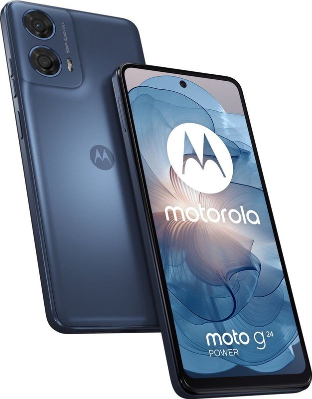 Motorola G24 POWER 16,7 cm (6.56") Dual SIM Android 14 4G USB Type-C 8 GB 256 GB 6000 mAh Blauw
