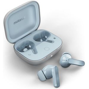 Motorola - Moto Buds - Draadloze Oordopjes - Lichtblauw - Bluetooth 5.3