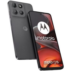 Motorola moto g15 17,1 cm (6.72") Dual SIM Android 15 4G USB Type-C 8 GB 128 GB 5200 mAh Grijs