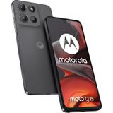 Motorola - Moto G15 - Smartphone - Zwart - 8GB RAM, 256GB Opslag, 50 MP Camera, 5200 mAh Batterij