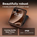 Motorola - Razr 50 Ultra - Smartphone - Zwart - Vegan Leer - 6,9-inch pOLED-display