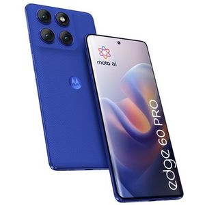 Motorola edge 60 pro 16,9 cm (6.67") Dual SIM Android 15 5G USB Type-C 12 GB 512 GB 6000 mAh Blauw