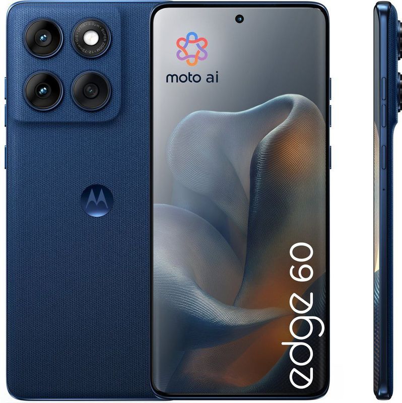 Motorola edge 60 16,9 cm (6.67") Dual SIM Android 15 5G USB Type-C 12 GB 512 GB 5200 mAh Blauw