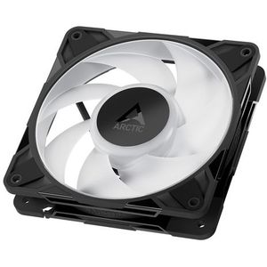 ARCTIC P12 Pro A-RGB - Krachtige Premium Ventilator, 120 mm PWM PC Fan met Y-Kabelsplitser, Casefan, 600–3000 rpm, 0 rpm <5% PWM, 5V Digitale RGB, Hydrodynamisch Glijlager, 4-Pins - Zwart