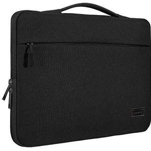 MoKo 13-13.3 Inch Laptop Sleeve Case Fit with Macbook Pro M1 Pro/M1 Max 14.2 2021/Pro 13",Galaxy Tab S8 Ultra 14.6", HP Dell Acer Notebook Computer Chromebook, Protective Carrying Bag with Pocket, Black