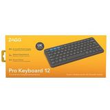 ZAGG Pro Keyboard 12 toetsenbord Bluetooth QWERTY Engels Zwart