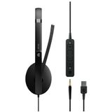EPOS - ADAPT 165T USB II - Kantoorheadset - Zwart - Bedraad, Microsoft Teams Geoptimaliseerd