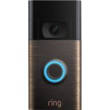 Ring Video Deurbel (2de generatie) - Batterij - 1080p HD-video - Venetiaans Brons