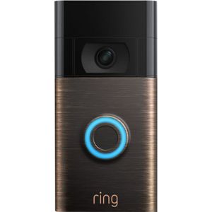 Ring Video Deurbel (2de generatie) - Batterij - 1080p HD-video - Venetiaans Brons - meerkleurig Kunststof RN017