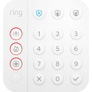 Ring Alarm Keypad 2nd Gen - Inbraakbeveiliging Wit