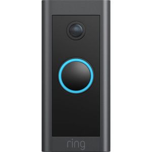 Ring Video Doorbell Wired van Amazon, met HD-video, geavanceerde bewegingsdetectie en bedrade installatie | Met een gratis proefabonnement van 30 dagen op Ring Protect Plan