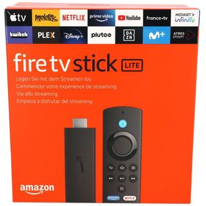 Amazon - Fire Stick Lite - Mediaspeler - Zwart - Streaming in Full HD