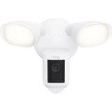 Ring Slimme Buitencamera Floodlight - 1080p Hd-video - Wit | Beveiligingscamera's