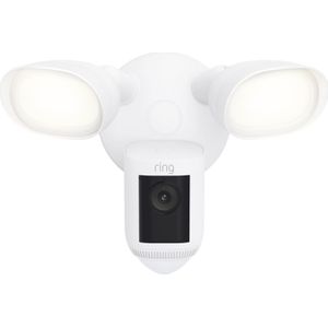 Ring Slimme Buitencamera Floodlight - 1080p Hd-video - Wit