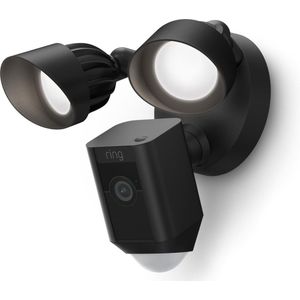 Ring Floodlight Cam Wired Plus - Schwarz