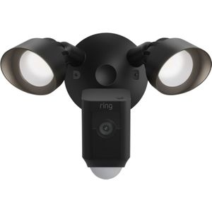 Ring Floodlight Cam Wired Plus Zwart