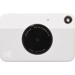 Kodak PRINTOMATIC digitale instantcamera, full-colour afdrukken op ZINK 2x3 fotopapier met sticky-backfunctie - print memories onmiddellijk (grijs)