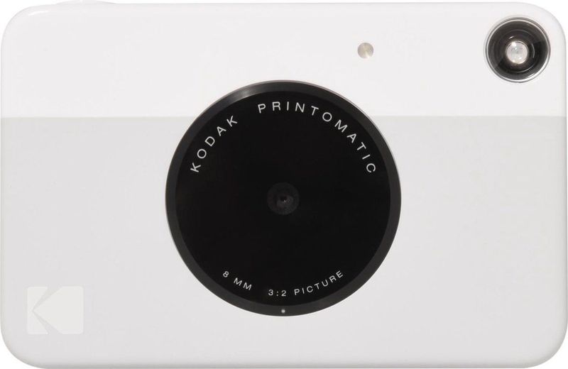 KODAK Printomatic Full-Color Instant Print Digitale Camera - Hoogwaardige Foto's op Zink 2x3"" Plakpapier - 5MP, Draagbaar, Creatief en Leuk Cadeau voor Verjaardag, Kerstmis, Vakantie - Grijs