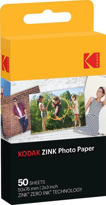 Kodak - Zink-fotopapier - 50 x 76 mm - Instantfolie - 50 stuks