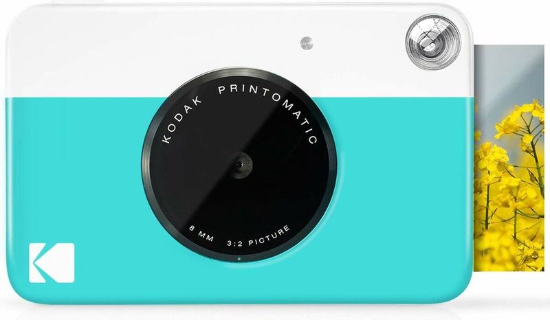 Kodak Printomatic Instant Camera Blauw