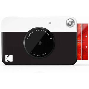 Kodak PRINTOMATIC digitale instant camera, full-colour afdrukken op zink 2x3 fotopapier met sticky-back-functie - afdrukken memories direct (zwart)