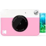 Kodak Printomatic digitale instant printcamera - full colour prints op ZINK 2 x 3 inch fotopapier met kleverige achterkant (roze) afdrukgeheugen direct (USB niet inbegrepen)