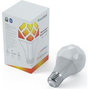 Nanoleaf Essentials E27 LED Bulb, RGBW Dimmable Smart Bulb - Thread & Bluetooth Colour Changing Light Bulb, Works with Google Assistant Apple Homekit, for Room Decor & Gaming