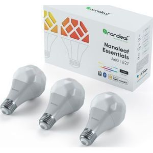 Nanoleaf Essentials E27 Color Smart Bulb 3-pack - Wit