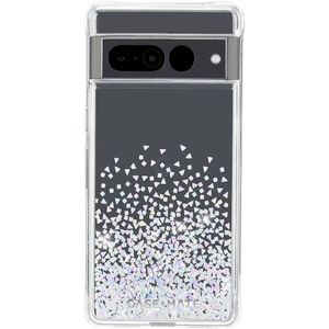 Case-Mate Twinkle Ombre Backcover Google Pixel 7 Pro Glitter Effect, Transparant (Pixel 7 Pro), Smartphonehoes, Transparant