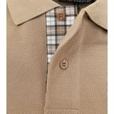 Barbour Tartan Pique Polo Beige
