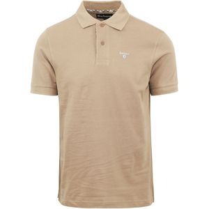 Barbour Tartan Pique Polo Beige - Heren