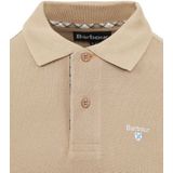 Barbour Tartan Pique Polo Beige - Heren