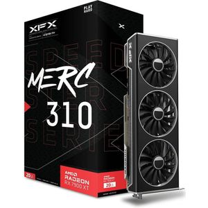 XFX Speedster MERC310 AMD Radeon™ RX 7900XT Black Gaming grafische kaart 20 GB GDDR6, AMD RDNA™ 3 (RX-79TMERCB9)