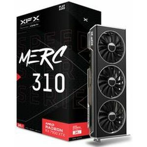 XFX Speedster MERC 310 AMD Radeon RX 7900 XTX Black Edition - Videokaart - 24GB - GDDR6 - PCIe 4.0 - 1x HDMI 2.1 - 3x DisplayPort 2.1