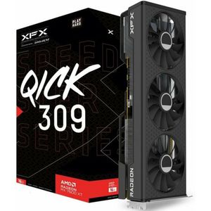 Grafische kaart XFX SPEEDSTER QICK309 BLACK AMD Radeon RX 7600 XT 16 GB RAM