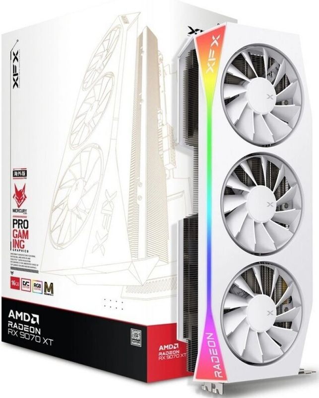 Xfx - Rx 9070 Xt Mercury - Grafische Kaart - RGB - 16GB GDDR6