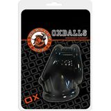 Oxballs - Cocksling 2 - Rekbare Cockring & Ballstretcher - TPR – Zwart