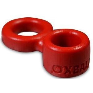 Lowball Cockring En Ballstretcher - Rood