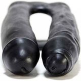 3-WAY dubbele zwarte dildo