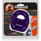 Oxballs - 360 - Cockring & Ball Sling - Rekbaar TPR - Paars