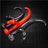 Alien Tail buttplug With Built-In Cocksling Red