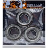 Oxballs FAT WILLY 3-pack Cockrings - Steel