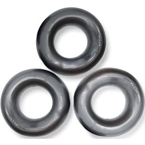 Oxballs FAT WILLY 3-pack Cockrings - Steel
