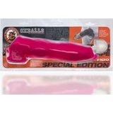 Oxballs - Fido - Penis Sleeve met Animal Knot - Rekbaar TPR - Hot Pink - Puppy Play
