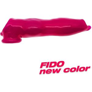 Oxballs - Fido - Penis Sleeve met Animal Knot - Rekbaar TPR - Hot Pink - Puppy Play