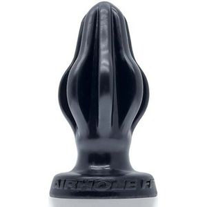 Airhole Small Finned Buttplug - Zwart